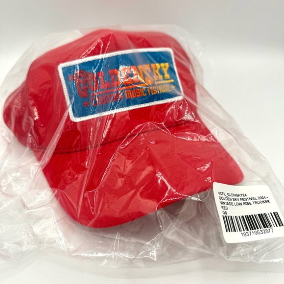 NWT Aviator Nation Golden Sky 2024 Festival Trucker Hat Cap Red Country Music - Picture 7 of 15